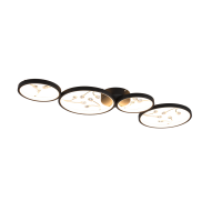 TRIO -   плафон GROOVY 642110432 LED 37W · 1x 4600lm, 3000K