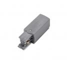 ACA LIGHTING - TRACK 4 CABLE 1 METER GREY LEFT 4WTRG