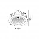 FARO - downlight OPTIC  032003901  LED 36W, 3000K, 2850LM, IP23 (1)