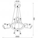 ACA LIGHTING - Пендел Marble OD911204P (1)