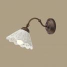 INCANTI - wall luminaire LEA 02-901+CT18  1бр шапка STRUCTURA AP 1X42W E27 BR ( SNODO)
