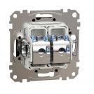 SCHNEIDER ELECTRIC - SDD181462S Sedna Design & Elements - CAT 6 STP, 2x RJ45, wenge (1)