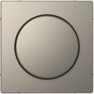 SCHNEIDER ELECTRIC - MTN5250-6050 Central plate with rotary knob nickel metallic
