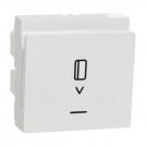 SCHNEIDER ELECTRIC - Ключ-карта 8А 2 модула бял New Unica  NU354018