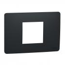 SCHNEIDER ELECTRIC - NU210254 New Unica - cover frame - 1 gang - 2 module - anthracite