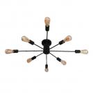 ELMARK - LOREN CEILING LAMP 8xE27 BLACK - 955LOREN8/BL