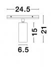 NOVA LUCE - 9136136 Sandy Black Aluminium 20W DC24V 3000K LOD (6)