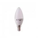 V-TAC - LED Bulb SAMSUNG Chip 5.5W E14 C37 Plastic Dimmable Candle 3000K SKU: 2120045 