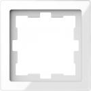 SCHNEIDER ELECTRIC - MTN4010-6520 рамка единична стъклена кристално бяло D-Life glass Merten
