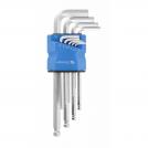 Högert Technik - Ball-end hex wrenches, long 9 pcs HT1W825