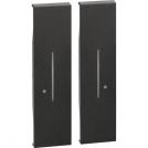 BTICINO - KG36M2 Lightable cover for wireless double light switch equipped with two buttons, item K4003DCW - 1+1 module - black
