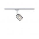 PAULMANN - Rail spot  95339  URail  Blossom single spot •  G9 max. 10W dimmable ~ 230V • matt chrome/smoked glass