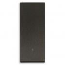 VIMAR - 1P 10AX Traditonal Push Button in-line black, lightable - 30010.G