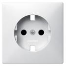 SCHNEIDER ELECTRIC - MTN2330-4019 Лицев панел за контакт шуко с полярно бял Artec и Antique