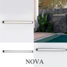 NOVA LUCE - Moisture-proof wall light  L:100, W:6.5, H:9 cm.   9030944    NOVA ⚡ LED 36W ⚡ 1579Lm ⚡ 3000K ⚡ 220-240V ⚡ IP65 ✴ Dark Anthracit