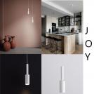 NOVA LUCE - Пендел Д: 4 В: 200 см.   9010229  JOY ⚡ LED 7W ⚡ 703Lm ⚡ 3000K ⚡ 220-240 ⚡ IP20 ✴ Алуминий в пясъчно бяло 