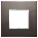 VIMAR - 21642.06 - Plate 2M aluminium black sapphire
