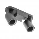 GTV Lighting - Ceiling fitting black BLINK  OS-BLN50W2-00