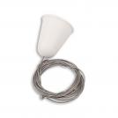 MAXLIGHT - TRACK SUSPENSION WITHOUT CLAMP 1,5m WHITE, MHT1-P15-WH