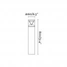 FARO - garden post IP65 RUSH 750101 LED 20W, 1355LM, 2700K (3)