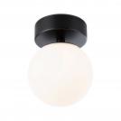 PAULMANN - LED Плафон за баня  71071  GOVE ⚡ IP44⚡ 3000K ⚡ 400lm ⚡ 230V ⚡ 5W ✴ Черен мат/Сатен