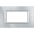 BTICINO - HA4804HC Rectangular cover plate 4 modules - Monochrome tech