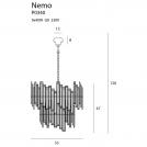 MAXLIGHT - Полилей NEMO P0340, Ø: 55 cм,9 x 40W E14 230V (3)