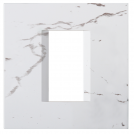TEM - OL10SW Frame 1/2M, color White stone, Modul 