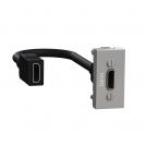 SCHNEIDER ELECTRIC - NU343030 HDMI socket One module aluminium