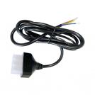 V-TAC - Power Cable Black 1.5m 3x0.75mm² SKU: 10178 