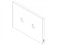 VIMAR - Рамка полиран никел 3Mx2 Vintage brushed nickel - 22673.2.11 (3)