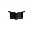 NOVA LUCE - Хоризонтален конектор за повърхностен монтаж   9550060   Ultra Slim Magnetic B-Horizontal 90deg connector-45x45 ✴ Черен