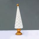 ACA LIGHTING - X1529210 DECORATIVE RESIN XMAS TREE WHITE 29cm