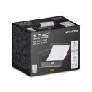 V-TAC - 20W LED Стенна Лампа Сензор Черен 3000K IP65 SKU: 2940 VT-11020S (1)