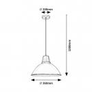 RABALUX - PENDANTS WILBOUR 72014 E27 1X MAX 60W (2)