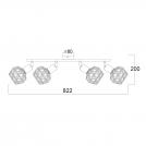 ACA LIGHTING - Спот MC15614C 4XE14 (1)