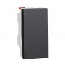 SCHNEIDER ELECTRIC - NU310654 New Unica - Button NO 10A screwless 1 module antracite 