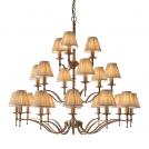 INTERIORS 1900 - Полилей   STANFORD antique brass 63625   E14, 21x40W