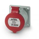 SCAME - Промишлен контакт 3P+N+Е 16A 346-415V IP54 ПРАВ серия Optima панелен монтаж 75х75мм 423.1667