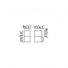 FARO - TARRACO Grey wall lamp Ref.73260 IP44 (2)
