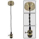 VIVALUX - Pendant RETRO R6012 AB-BK  VIV004124 