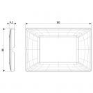 VIMAR - 14653.71 - Plate 3M metal Silver (1)