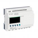 SCHNEIDER ELECTRIC - SR2A201FU Compact smart relay, Zelio Logic, 20 I/O, 100...240 V AC, no clock, display