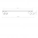 NOWODVORSKI - Шина за външен монтаж 7812 MONO IV WHITE • GU10 4X10W LED • IP20 (1)