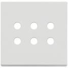 VIMAR - Plate 3Mx6 BS Tondo matt white - 22695.RN.01