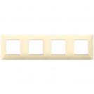 VIMAR - 14669.04 - Plate 8M (2+2+2+2) 71mm cream