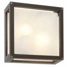 REDO GROUP - Аплик влагозащитен BRICK 9892 AP/PL E27 2X42W IP54 DG (SQ)