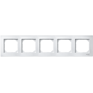 SCHNEIDER ELECTRIC - MTN515525 рамка петорна активно бяла M-Plan Merten 