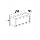 ACA LIGHTING - Градински аплик за фасада IP54 E27 18W сив HI5701 (1)