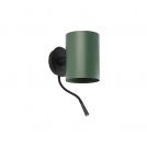 FARO - LUPE Structure black wall lamp with LED reader Ref.20032+20036 (1)